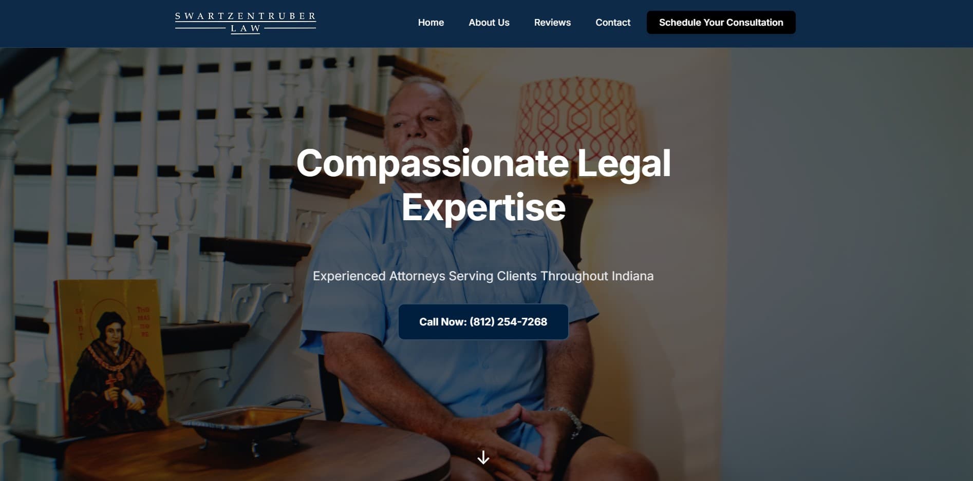 Website we built for Swartzentruber Law